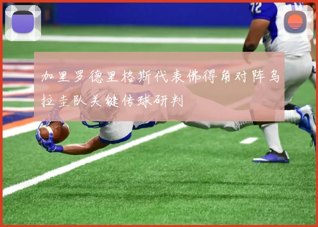 加里罗德里格斯代表佛得角对阵乌拉圭队关键传球研判